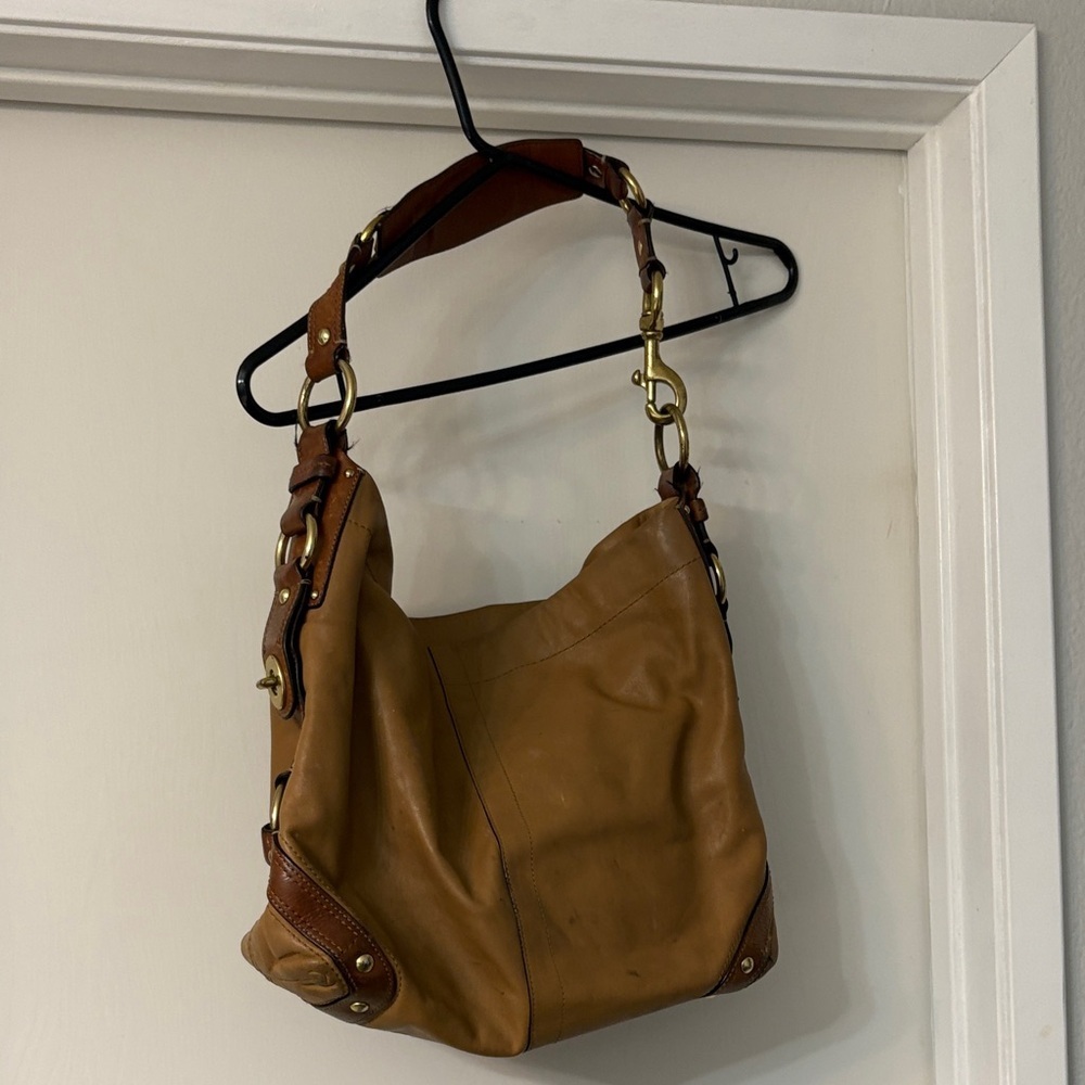 Brown Leather Shoulder Bag